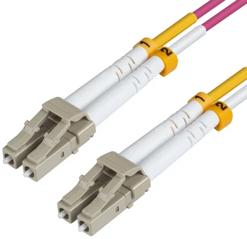 MicroConnect LC/UPC-LC/UPC 0.2m OM4 Fibre Komutacinis kabelis