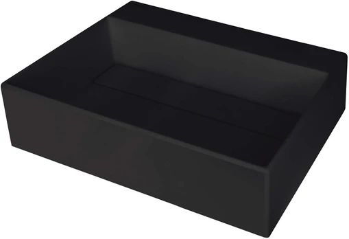 Granite countertop washbasin with a place for a tap - with a grille
