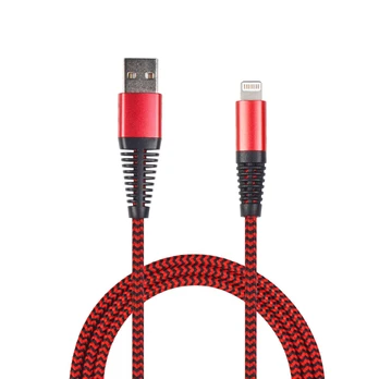Kabelis USB 2GO USB-A - Lightning 1 m Raudona (795946)