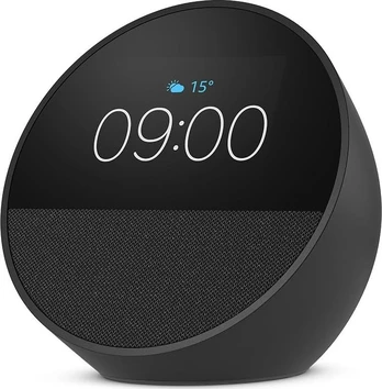 Amazon Echo Spot (2024) Smarter Wecker - Juodas