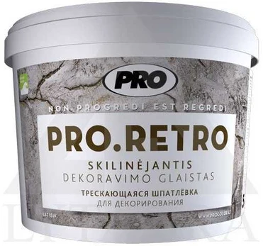 Dekoravimo glaistas PRO.RETRO 15kg