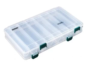 Žvejybinė dėžė Jaxon Double Side Box, 27 cm, skaidri
