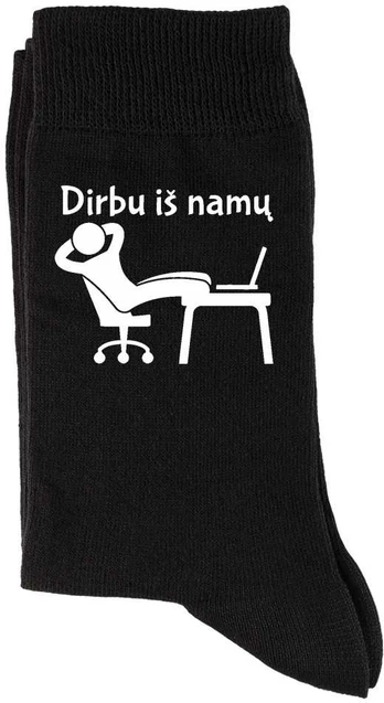 Kojinės "Dirbu iš namų"