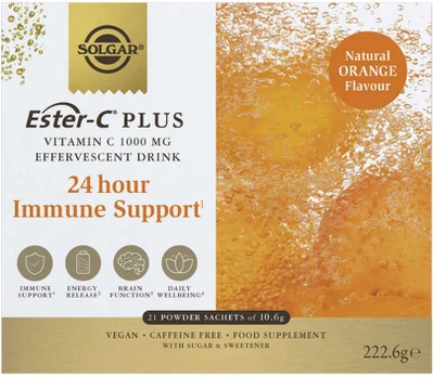 Solgar Ester-C Plus Vitamin C Effervescent Powder 21 units