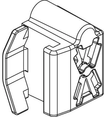 CUBIC Holder for stangføring