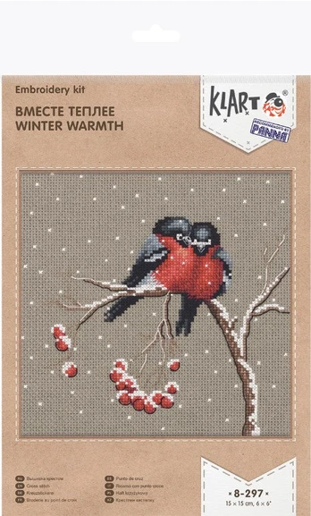 Cross stitch kit KLART "Warmer together" KL8-297