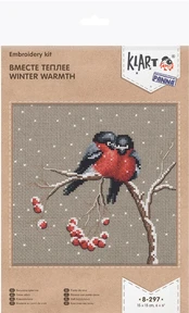 Cross stitch kit KLART "Warmer together" KL8-297 kaina