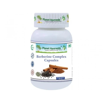 Maisto papildas Berberine Complex, Planet Ayurveda, 60 kapsulių