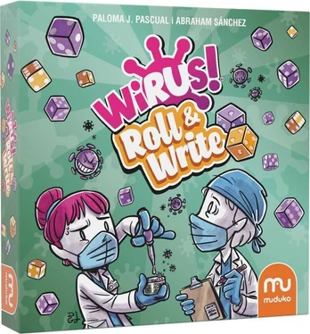 MUDUKO GRY - FABRYKA KRAKOW Wirus! Roll&Write MUDUKO
