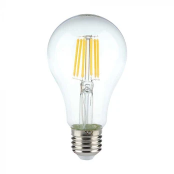 10W LED filamentinė lemputė, E27, A60, 4000K
