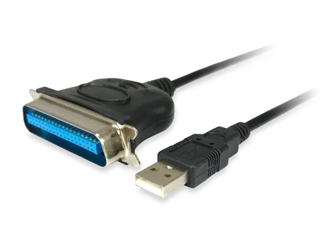 Equip Adapteris USB-A -> Parallel EPP,ECP,bidi St/St 1.50m sw Polybeutel