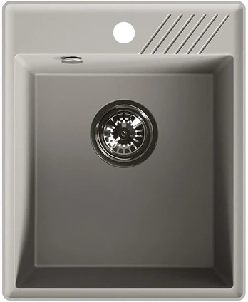 Granitinė virtuvinė plautuvė Laveo Hub SPH_510Y, Pilkas