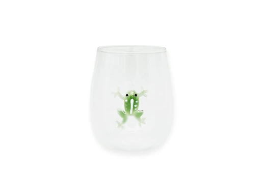 Winkee - Drinking Glasses - Handmade Glasses Frog