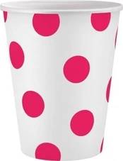 Popieriniai puodeliai Dots, 6 vnt.