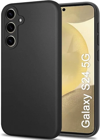 TelForceone Matt TPU dėklas Samsung Galaxy S24 juodas