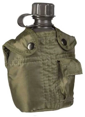 Mil-Tec Canteen with Cover Gertuvė su dėklu, 1L