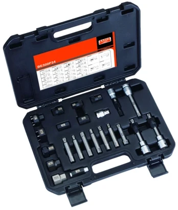 Bahco Special socket set for alternator replacement 24pcs