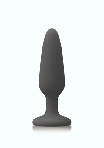 Colours Pleasures Small Plug Platinum Silicone Suction Base Black