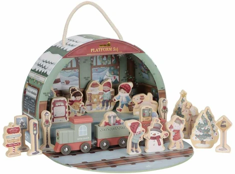 Little Dutch Advent Calendar Train Track ´Christmas´