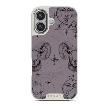 Aries - iPhone 16 Case, Elite Light (MagSafe) / Silver / Purple