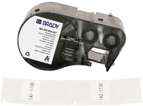 Brady Rotating Self-laminating Vinyl Labels for