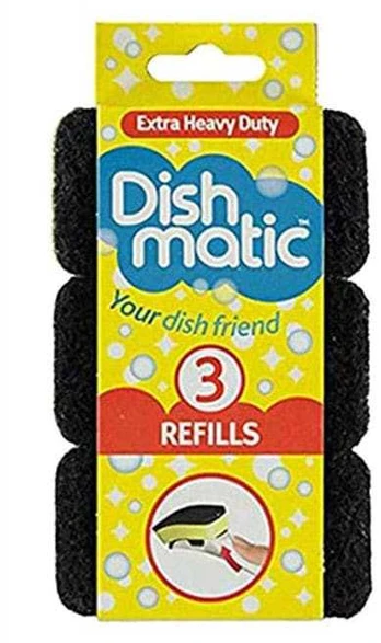 Dishmatic šiurkščios kempinės pakeitimui 3vnt