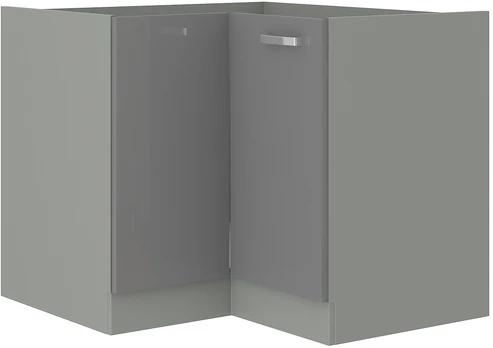 Kampinė pastatoma spintelė GREY