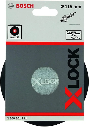 Bosch X-LOCK backing pad soft, O 115mm, sanding pad