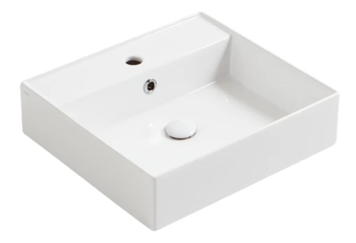 Praustuvas Simas Agile 51x46 cm, balta blizgi, AG51 BIANCO