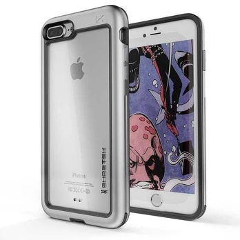 Ghostek Dėklas Atomic Slim Apple iPhone 7 Plus 8 Plus srebrn