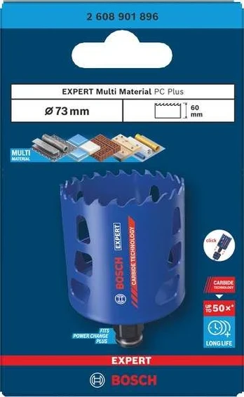 Bosch Karbido pjovimo karūna Expert M. Material 73mm