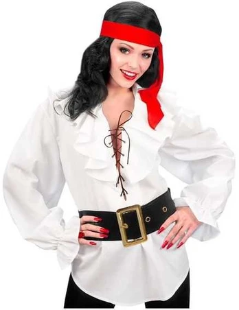 Widmann Hvid piratskjorte