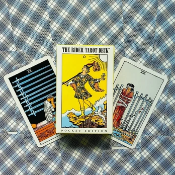 Pocket Rider Waite Tarot kortos