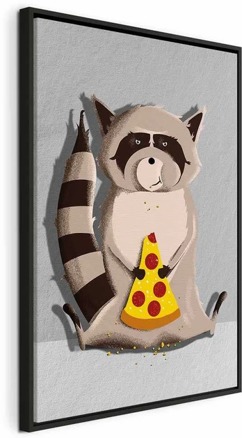 Artgeist Paveikslas - Gourmand Raccoon (1 Part) Vertical