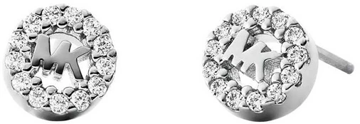 Michael Kors Sidabrinis stud earrings with zircons MKC1033AN040