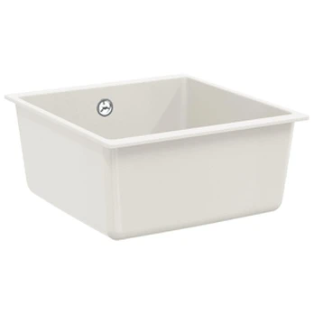 Kriauklė Balta 430 x 460 mm 80% Kvarcas ir 20% Derva