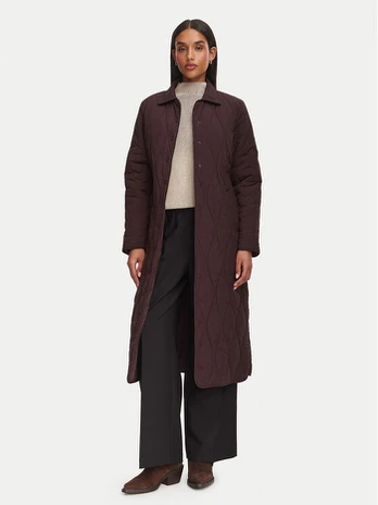 Nine West Žieminė striukė 62KUDP1104 Tamsiai ruda Regular Fit