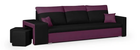 Sofa Bellezza Dakota, violetinė/juoda