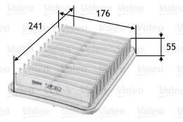 Oro filtras VALEO 585162 kaina