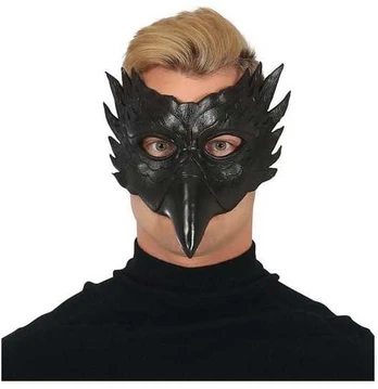 Fiesta Sort ugle maske