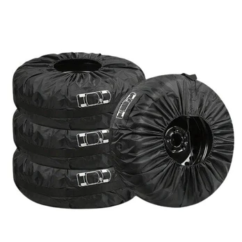 Automobilio padangų dėklai , 4 vnt.