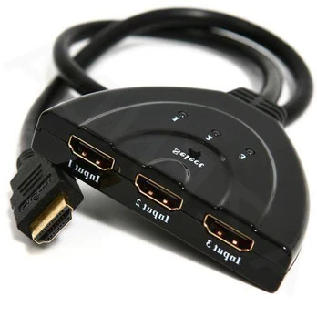 Gembird DSW-HDMI-35, 3x input, 1x output HDMI portų adapteris, 0.5m
