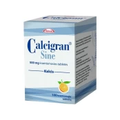 CALCIGRAN SINE 500 mg kramtomosios tabletės N100 kaina