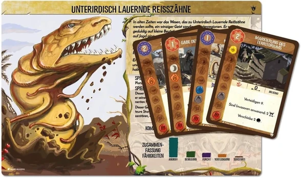 Spirit Island - Underground Lurking Fangs (mini Expansion)