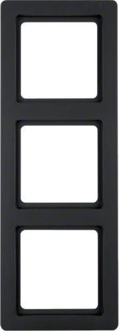 Berker Frame Q.1 3 kartus antracitinis aksomas (10136086)