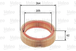 Oro filtras VALEO 585607 kaina