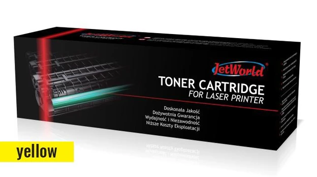 Toner cartridge JetWorld Yellow Glossy OKI C822 replacement 44844613