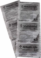 Aktyvinta anglis tabletėmis 260 mg, N10 kaina