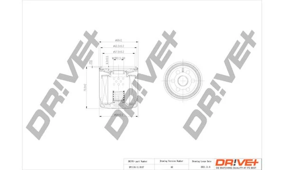 Alyvos filtras Dr!ve+ DP1110.11.0157