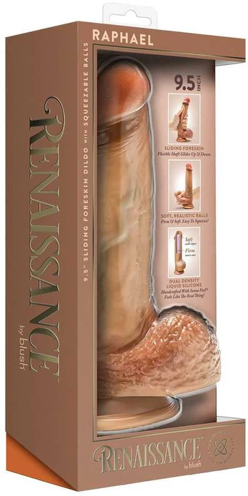 Realistinis vibratorius Blush Renaissance Raphael Silikoninis Ø 4,5 cm (17,8 cm)